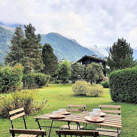 Chamonix Appartement Vue Mont Blanc Avec Jardin Kültér fotó